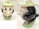 Sonstiges Olive Oyl Vintage Cookie Jar Original American Bisque Popeye 1950s - RK063 -
