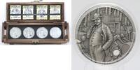 Anlagemünzen The Gangsters 2 Oz Silver Niue $5 Capone Dillinger Bonnie Clyde Luciano JR184   