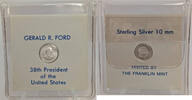Anlagemünzen Sterling Gerald Ford President  Silver Mini Coin Franklin M... 11.13 £  +  17.09 £ shipping