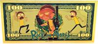 USA Banknoten  Rick and Morty Mortimer Chauncey Smith $100 24K Gold Foil... 2.94 £  +  17.09 £ shipping
