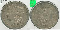 USA Dollar 1896-S Morgan Silver $1 San Francisco Mint - ER382 -