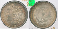 USA Dollar Morgan Silver - Toned Toning - Philadelphia Mint - ER359 -
