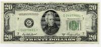US Paper Money 1950-A $20 Federal Reserve Star Note - Bank of Chicago Illinois Currency - R711 -