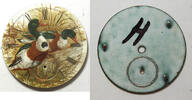 Other Hampden 18 Size Northern Shoveler Drake ducks Pocket Watch Porcelain Dial LW429 -