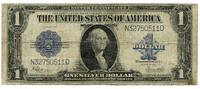 US Paper Money $1 Silver 1923 Certificate - Large Size Currency Note Dollar - R908 -