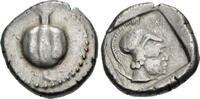 Greece AR Stater PAMPHYLIA, Side. Circa 430-400 BC. AR Stater (22.5mm, 10.83 g, 10h). Pomegranate -
