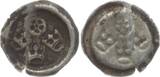 Köln, Stadt Einseitiger Heller o.J. (nach 1511) Rad über 3 Kronen im Hohlring Sehr selten, VF mit feiner Patina, SR