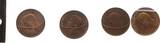 Großbritannien 1/2 Penny komplette Serie 12 Stück 1937 - 1948 George VI., 1936 - 1952 Meist UNC-