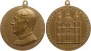 Salzburg, Erzbistum Tragbare Bronzemedaille von Hujer, Baubeginn des zerstörten Doms, Erzbischof Andreas Rohracher -