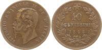 Italien, Königreich 10 Centesimi Vittorio Emanuele II., 1861 - 1878 -