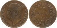 Italien, Königreich 10 Centesimi Umberto I., 1878 - 1900 -