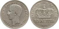 Griechenland, Königreich 50 Lepta Georg I., 1863 - 1913 -