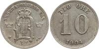 Schweden, Königreich 10 Öre Oskar II., 1872 - 1907 -