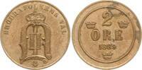 Schweden, Königreich 2 Öre Oskar II., 1872 - 1907 -