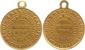 Frankreich, 3. Republik Tragbare Bronzemedaille Preismedaille Weltausstellung, Medaille d'Or, Dubois Frères & Cagnion, Cognac -