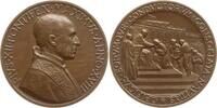 Vatikan Bronzemedaille Pius XII., 1939-1958, v. Mistruzzi, Ausrufung des christlichen Tages der Arbeit -