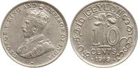Ceylon 10 Cents George V., 1910 - 1936 -