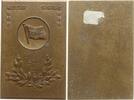 Österreich, Stadt Wien Einseitige Bronzeplakette Erster Wiener Donau Schwimmclub, Preismedaille, J.K.K. 34 III., 40 mm x 60 mm -