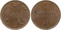 Finnland Penni Alexander III. von Russland, 1881 - 1894 -