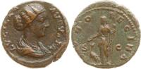 Römische Kaiserzeit As Lucilla, Gattin des Lucius Verus, Juno mit Zepter und Schale, zu Füßen ein Pfau -