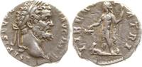 Römisches Kaiserreich Denar Septimius Severus, Bacchus steht n.l., hält Oenochoe über Panther und Thyrsus -