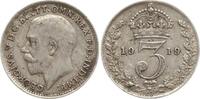 Großbritannien 3 Pence George V., 1910 - 1936 -