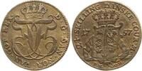 Dänemark, Königreich Cu 24 Skilling Frederik V., 1746 - 1766, Kopenhagen, zeitgenössische Anfertigung in Kupfer -