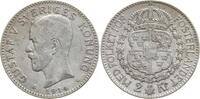 Schweden, Königreich 2 Kronen Gustav V., 1907 - 1950 -