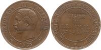 Frankreich, Kaiserreich Module de 10 Centimes Napoleon III., 1852 - 1870, Visite de la Monnaie de Lille -