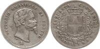 Italien 50 Centesimi Vittorio Emanuele II., Provisorische Regierung, 1859 - 1861, Florenz -