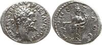 Römisches Kaiserreich Denar Septimius Severus, IMP CAE L SEP SEV PERT AVG COS / MONETA AVG, Moneta stehend -