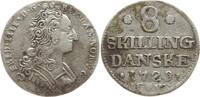 Dänemark, Königreich 8 Skilling Frederik IV., 1699 - 1730 -