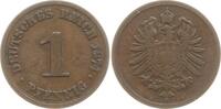 Kaiserreich Deutschland 1 Pfennig -