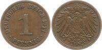 Kaiserreich Deutschland 1 Pfennig -