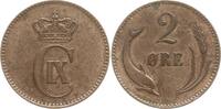 Dänemark, Königreich 2 Öre Christian IX., 1863 - 1906 -