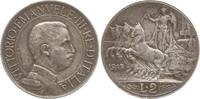 Italien, Königreich 2 Lire Vittorio Emanuele III., 1900 - 1946 -