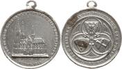 Köln, Stadt Tragbare Zinnmedaille v. Wilhelm Pütz, Schau- und Wappenmedaille zur Domvollendung -