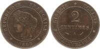 Frankreich, 3. Republik 2 Centimes Paris, Typ Cérès -