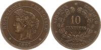 Frankreich, 3. Republik 10 Centimes Paris, Typ Cérès -