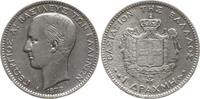 Griechenland, Königreich 1 Drachme Georg I., 1863 - 1913 -