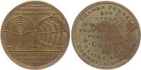 Großbritannien, Königreich, London, Stadt Vergoldeter Bronzejeton v. W. Griffin, auf die Eröffnung des Thames Tunnel -
