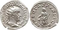Römisches Kaiserreich Antoninian Trebonianus Gallus, 251 - 253, Mailand, LIBERTASPVBLICA, Libertas steht n.l. -