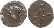 Römische Kaiserzeit AE-Antoninian Gallienus, 253-268, Rom, Libertas steht nach links, hält Mütze und Zepter -