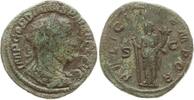 Römische Kaiserzeit Sesterz Gordian III., 238-244, Felicitas mit Caduceus und Füllhorn nach rechts stehend -