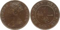 Hong Kong 1 Cent Victoria, 1837 - 1901 -