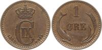 Dänemark, Königreich 1 Öre Christian IX., 1863 - 1906 -