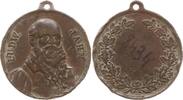 Kaiserreich Deutschland Tragbare Bronzemedaille auf Friedrich Ludwig Jahn, Begründer der Turnbewegung in Deutschland -