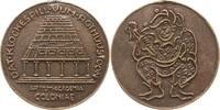 Köln, Stadt Bronzegussmedaille von Artrium Academia, Ansicht Rathaus, Dat Klockespill vum Rothuustoon -