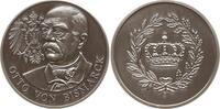Berühmte Personen - Politiker Versilberte Bronzemedaille Otto von Bismarck, 1815 - 1898 -