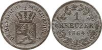 Hessen - Darmstadt 1 Kreuzer Ludwig III., 1848 - 1877 -